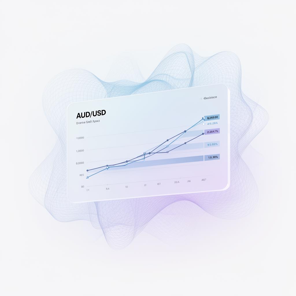 Structured AUD/USD technical analysis chart